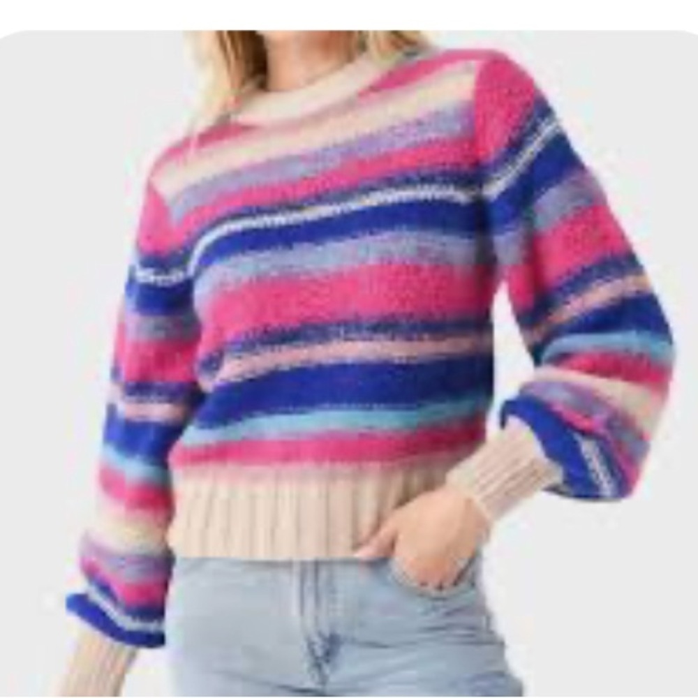 NWT Eleven Six Sonya‎ Sweater In Multi size small